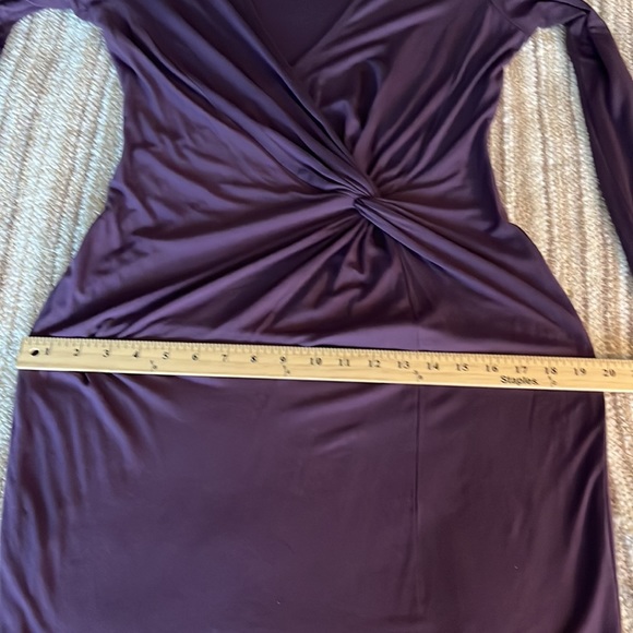 Max Studio Purple Long Sleeved Dress L - Picture 11 of 11